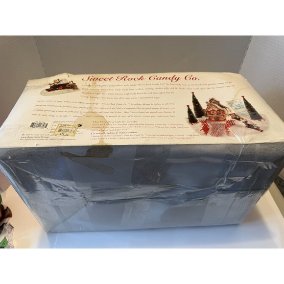 Department 56 Sweet Rock Candy Co Complete North Pole Series 56725 w Candy Road - Picture 7 of 16